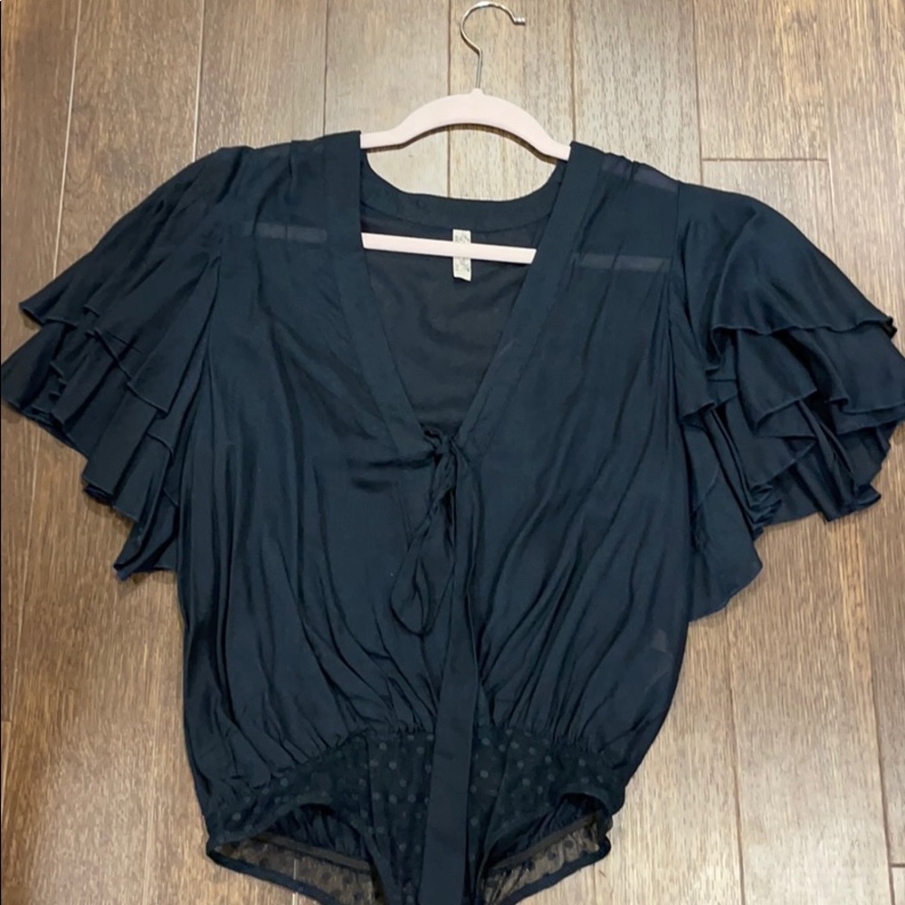 Black free people body suit